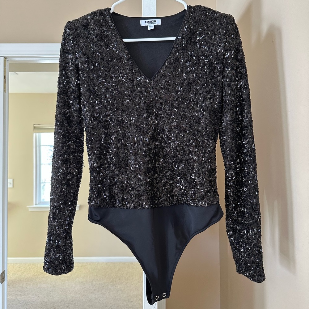 Express sequin bodysuit